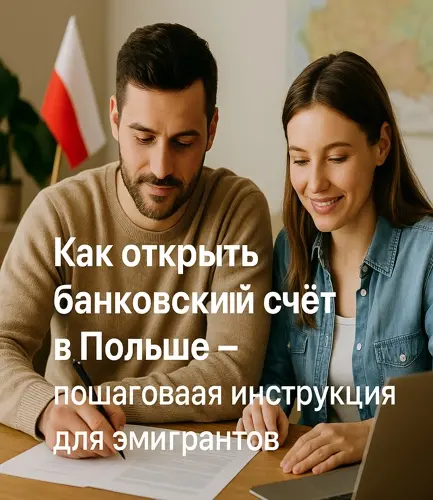 Как открыть банковский счёт в Польше