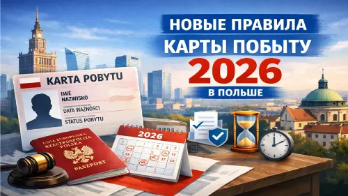 Изменения карты побыту в Польше 2026 — новые правила и сроки